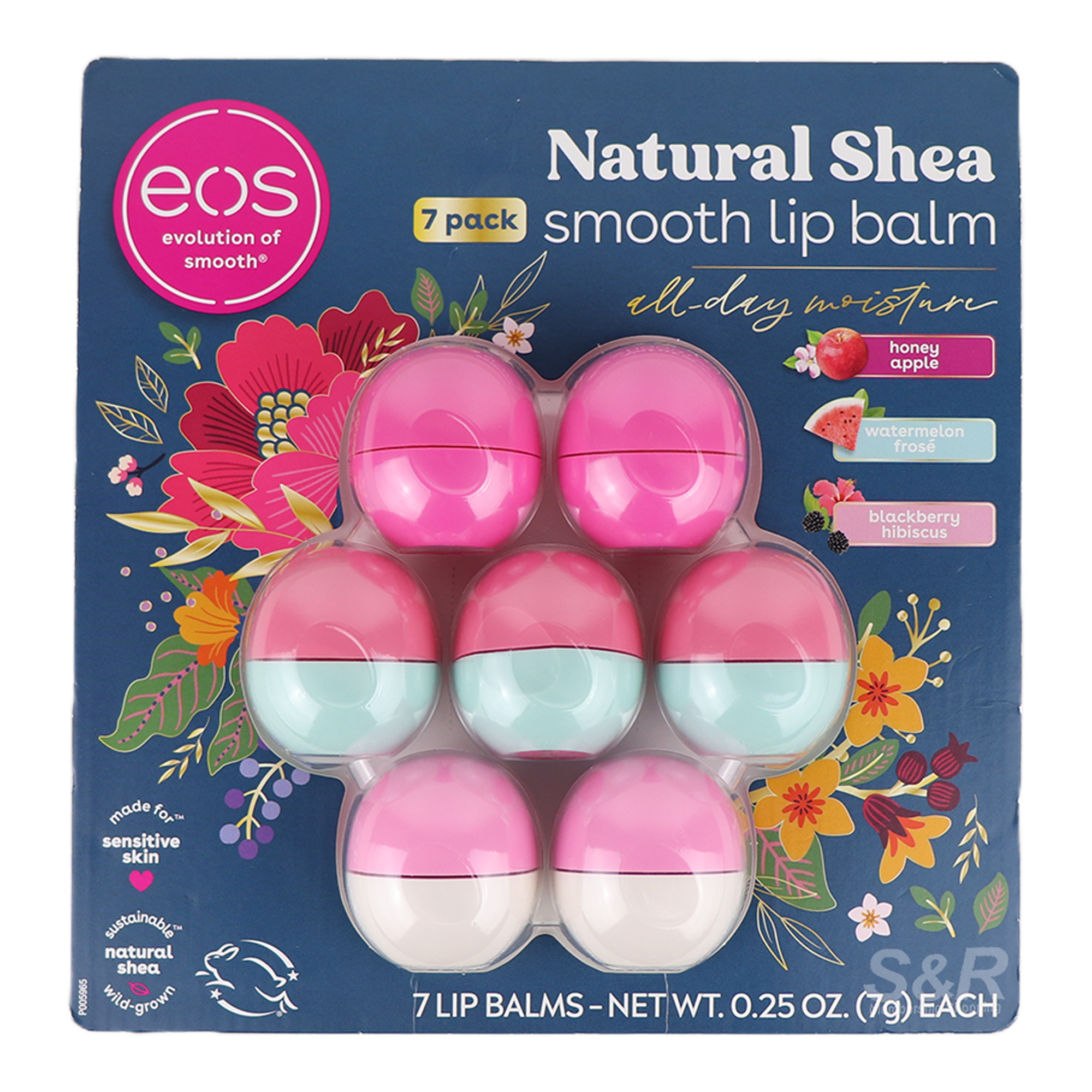 EOS Natural Shea Smooth Lip Balm 7 pack EOS Natural Shea Smooth Lip Balm 7 pack